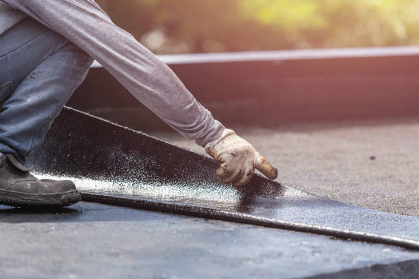 Professional Emergency Waterproofing technician working in New Lebanon, OH